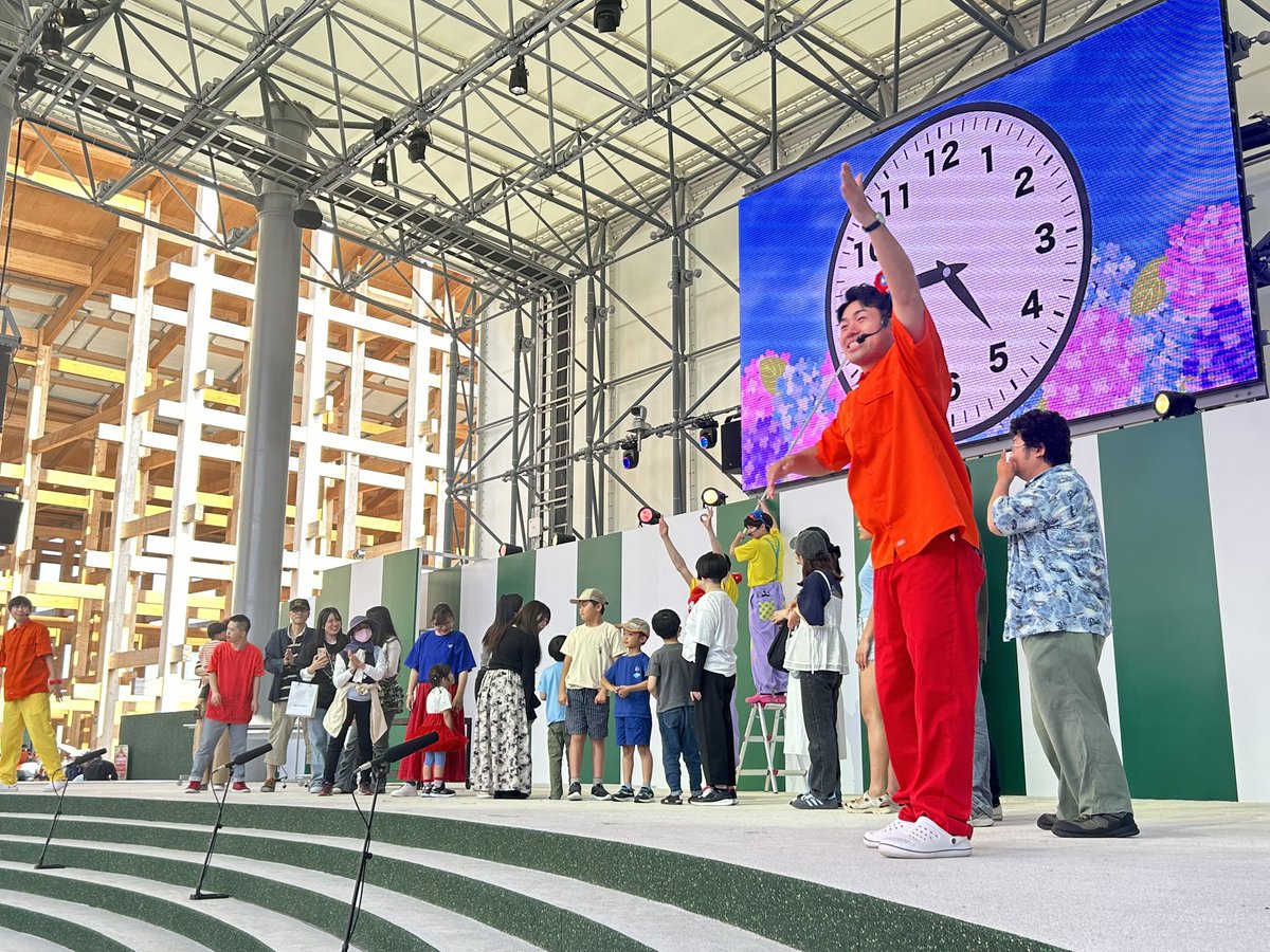 yoshimotoexpo's tweet image. ／
　よしもとwaraii myraii 館
　Comedy show  「口パクコメディ」
＼
　
 #隣人中村 プロデュース!!
本日は #松浦真也  #中條健一 #くまだまさし  #カンフーカンフー が出演！

口パクコメディは、事前に録音された音声に合わせて口と体を動かす口パクの面白さを伝える作品です✨…