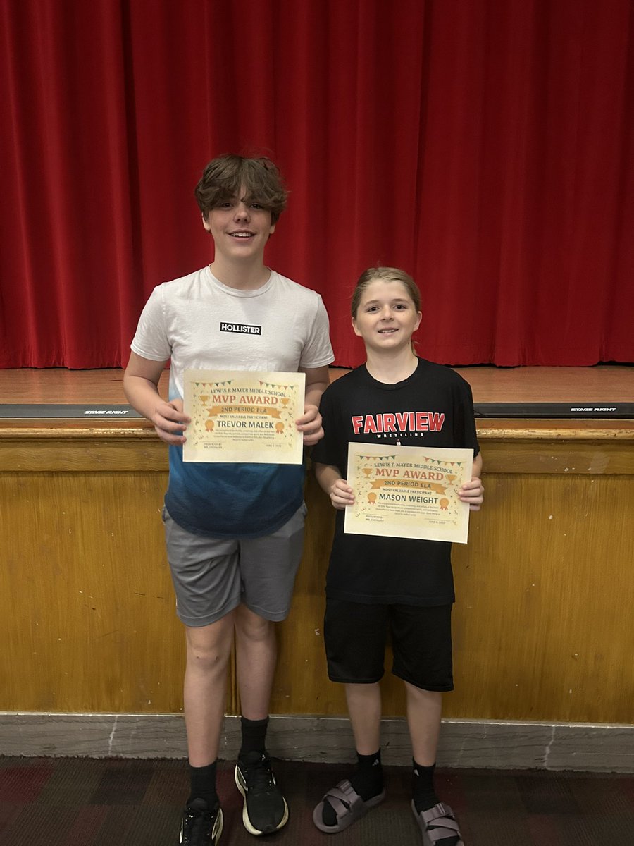 ChevalierFPCS's tweet image. Some of the ELA award winners from yesterday’s EOY award ceremony.