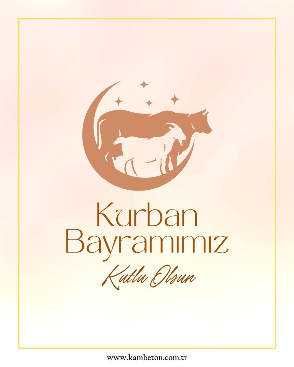 Kurban Bayramınızı en içten dileklerimizle kutlar, sevdiklerinizle birlikte sağlık, huzur ve mutluluk dolu bir bayram geçirmenizi dileriz.