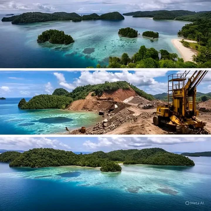 ForasK52387's tweet photo. Papua bukan tanah kosong

Jaga alam dan manusianya.

#SaveRajaAmpat 
#SavePapua 
#papuaviral https://t.co/AMjK8hVbya