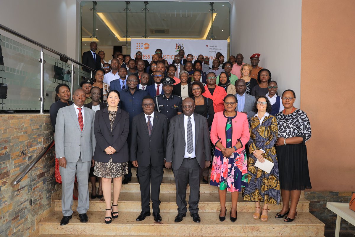 MoJCAUG's tweet image. Hon @norbertmao has opened the Access to Justice for GBV Survivors’ Symposium at Mestil Hotel marking a milestone in Uganda’s journey toward a people-centred justice system that prioritizes survivors. The Symposium is held with support from @UNFPAUganda and @ADCinUganda