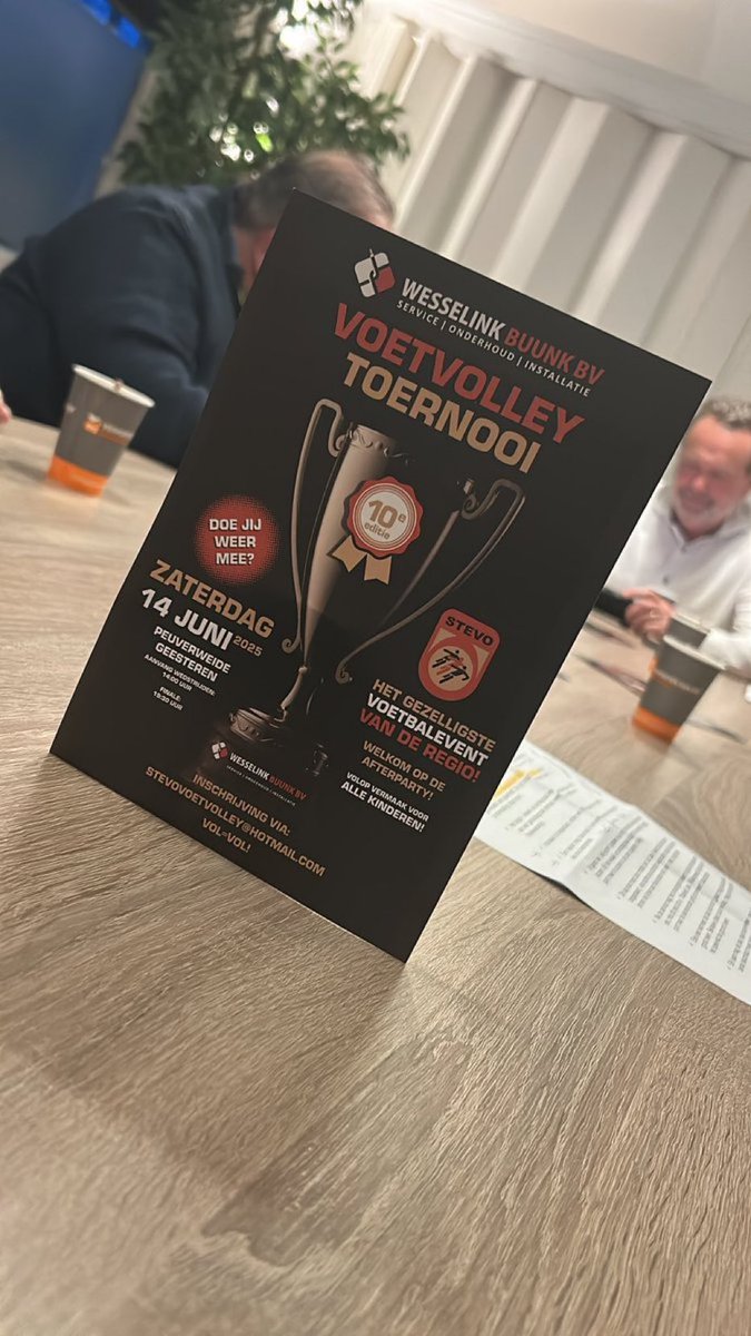 stevovoetvolley's tweet photo. Er is een plek vrijgekomen door een afzegging. Dus mocht je nog willen meedoen? Mail dan naar stevovoetvolley@hotmail.com
(Wie het eerst komt principe😀) https://t.co/ZTERkATrxg