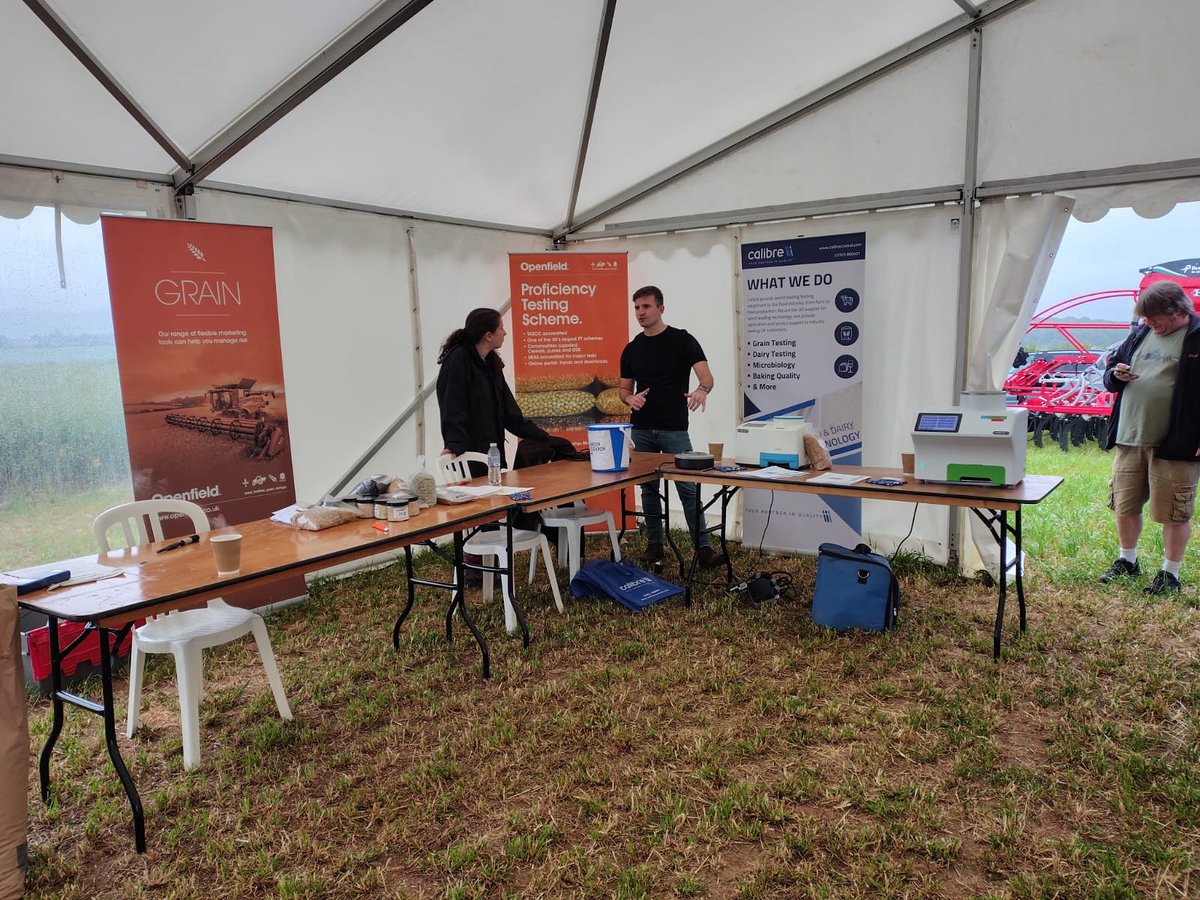 Today, the Calibre team are attending one of Openfield’s moisture clinics which is being hosted in Ross-on-Wye, Hertfordshire. 

If you are attending, be sure to give our team a visit to see how we can help your grain needs 🌾