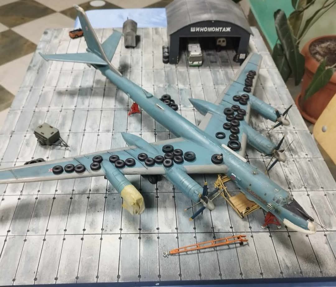 Модель российского самолёта Ту-95 с небольшими добавками в связи с недавними событиями
facebook.com/modelingjokes/… #нанотехнологии #вксрф