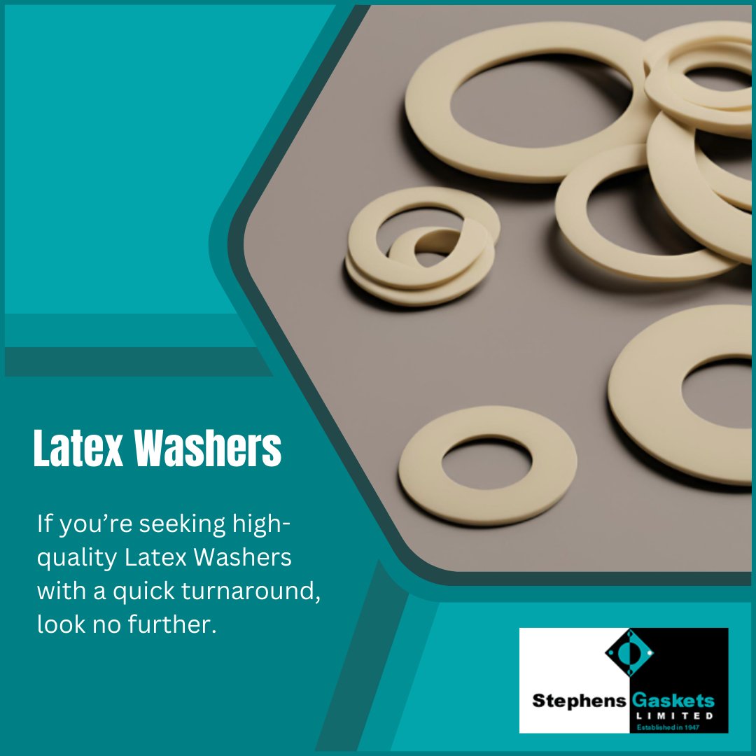 stephensgaskets's tweet photo. Flexibility Meets Reliability

Latex washers offer durability and flexibility for your projects.

Learn more here: https://t.co/KjhjQmXDmI

#LatexWashers #DurableSolutions #CustomWashers #StephensGaskets https://t.co/RTe0JFSZcm