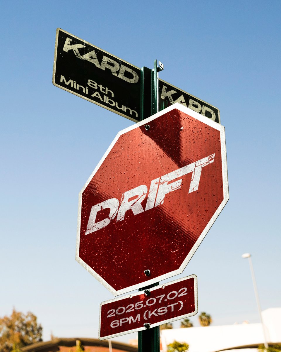 KARD_Official's tweet image. KARD 8th Mini Album [DRIFT]

2025. 07. 02 6PM (KST)
Coming Soon

#KARD #카드
#DRIFT