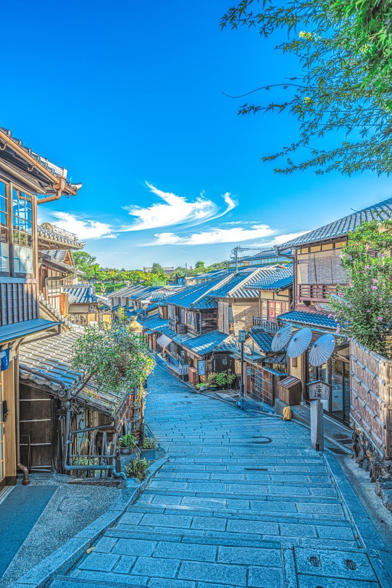 京都の朝