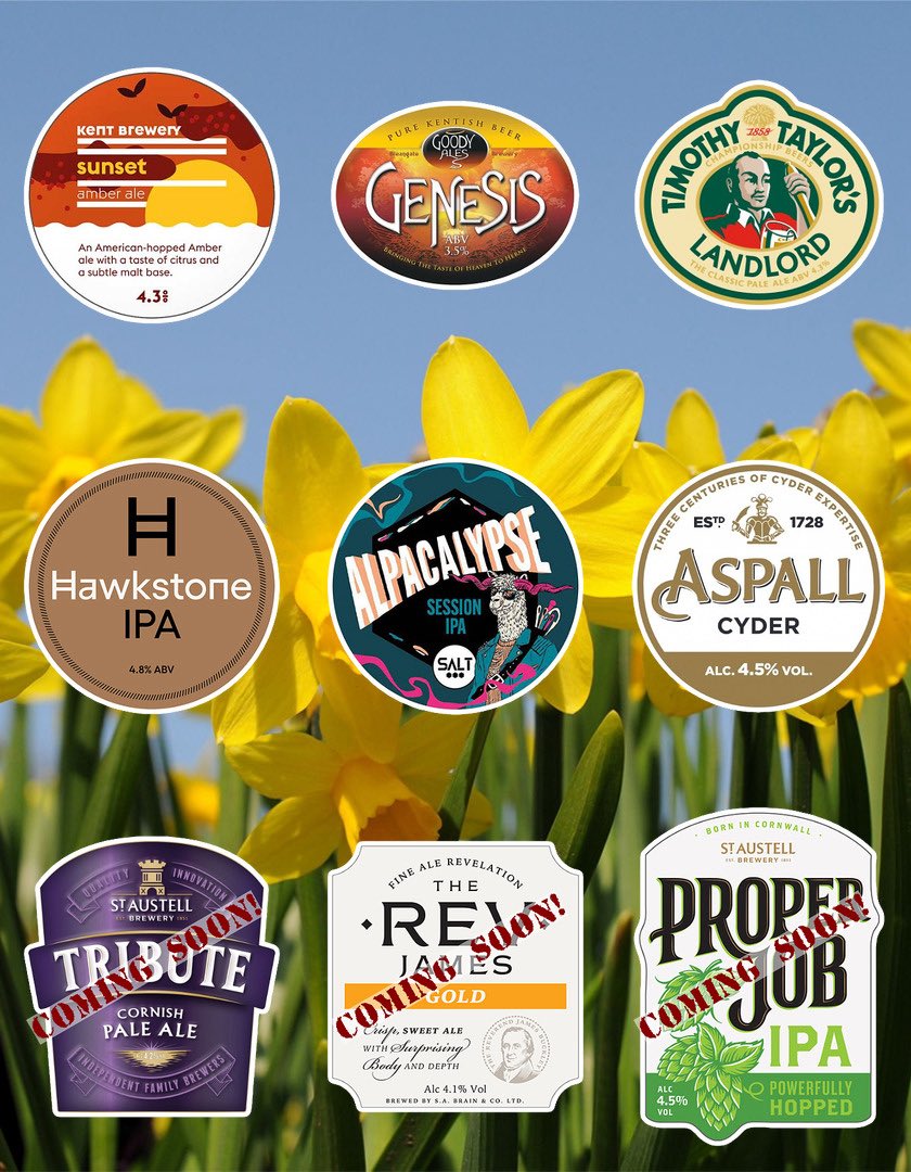 Two Sawyers Ale House (@twosawyersct1) on Twitter photo On the bar today!
Beer Board: bit.ly/3NA226u
<a href="/kentbrewery/">Kent Brewery</a> <a href="/GoodyAles/">Goody Ales</a> <a href="/TimothyTaylors/">Timothy Taylor's Brewery</a> #hawkstonelager <a href="/SaltBeerFactory/">SALT</a> <a href="/Aspall/">Aspall</a>
#RealAleFinder On the bar today!
Beer Board: bit.ly/3NA226u
<a href="/kentbrewery/">Kent Brewery</a> <a href="/GoodyAles/">Goody Ales</a> <a href="/TimothyTaylors/">Timothy Taylor's Brewery</a> #hawkstonelager <a href="/SaltBeerFactory/">SALT</a> <a href="/Aspall/">Aspall</a>
#RealAleFinder