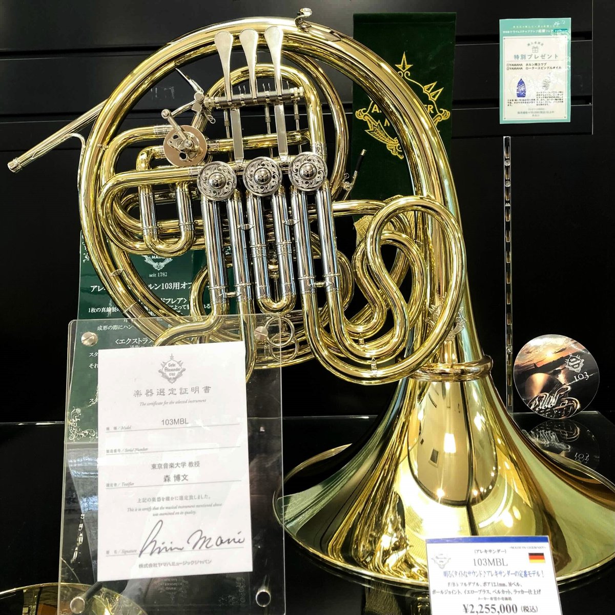 ホルン】 グランドフェスティバル開催中✨ #アレキサンダー 入荷速報 