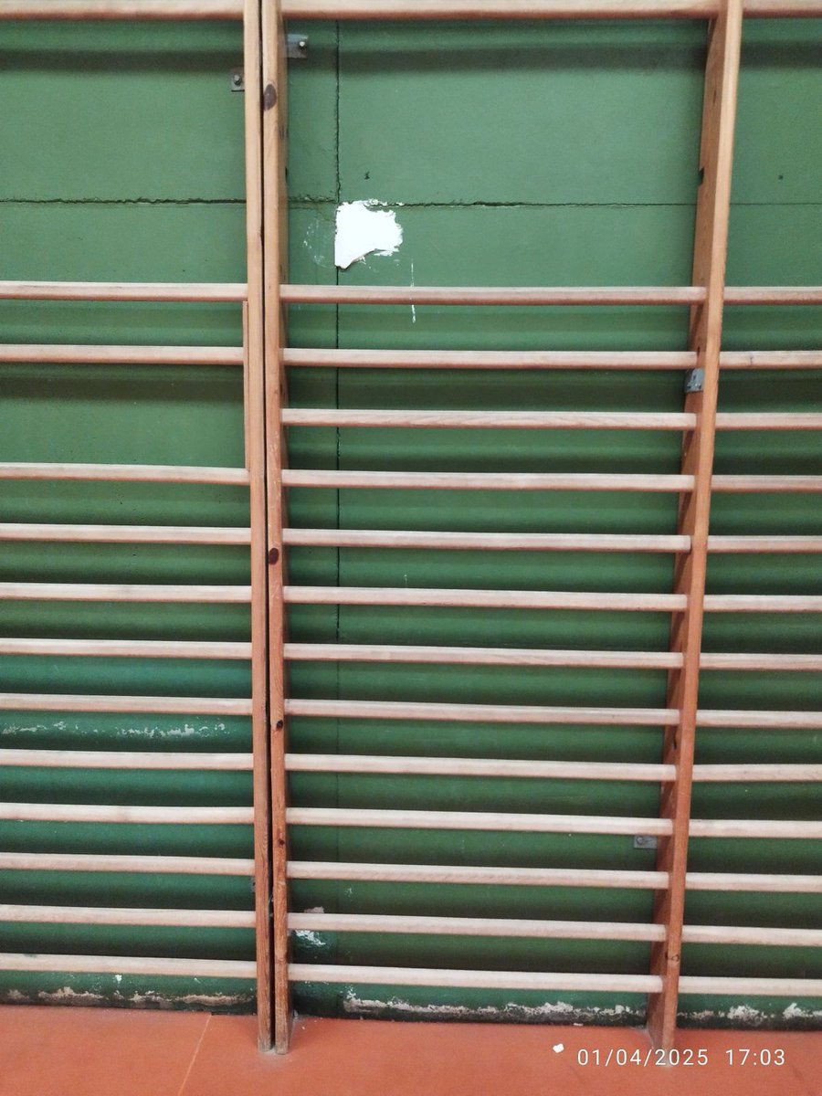 obrascolesya's tweet photo. El gimnasio del FGL está lleno de grietas. Han puesto varios testigos como apaño, pero no sabemos qué tan graves son ni nos han dado explicaciones. #obrasenloscolesya 

@MajadahondaAyto @Lola_Moreno__ https://t.co/vtgCjazxL6