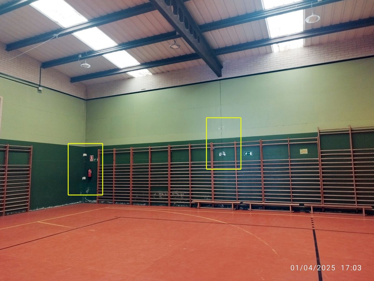 El gimnasio del FGL está lleno de grietas. Han puesto varios testigos como apaño, pero no sabemos qué tan graves son ni nos han dado explicaciones. #obrasenloscolesya 

<a href="/MajadahondaAyto/">Ayuntamiento de Majadahonda</a> <a href="/Lola_Moreno__/">Lola Moreno</a>