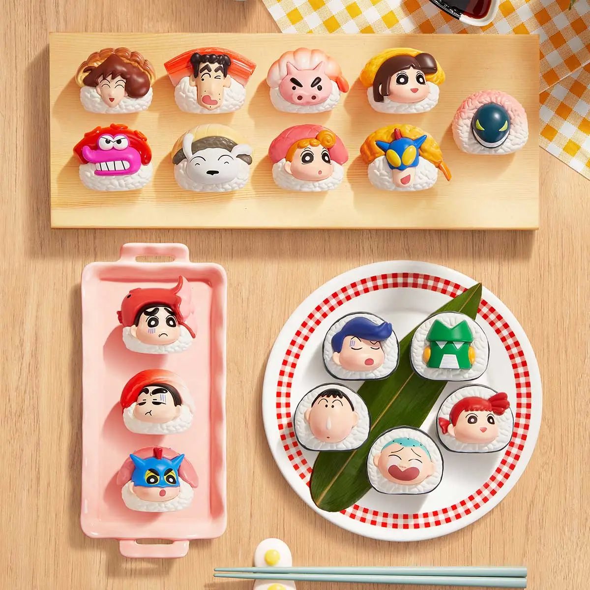 おすし　まとめ売り 寿司怪獣 スシエルエー リアル寿司サイズ フィギュアコレクション（6個