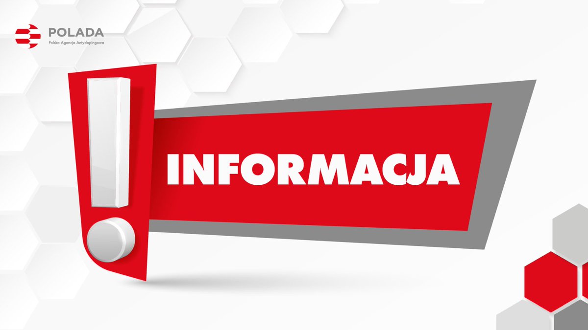 POLADA_official's tweet image. Informujemy, że analiza próbki B zawodnika Mikołaja Sawickiego dała wynik pozytywny na obecność substancji o nazwie modafinil, należącej do grupy S6 – Stymulanty.
Wynik badania analitycznego należy uznać za ostateczny.
Pełna informacja poniżej: