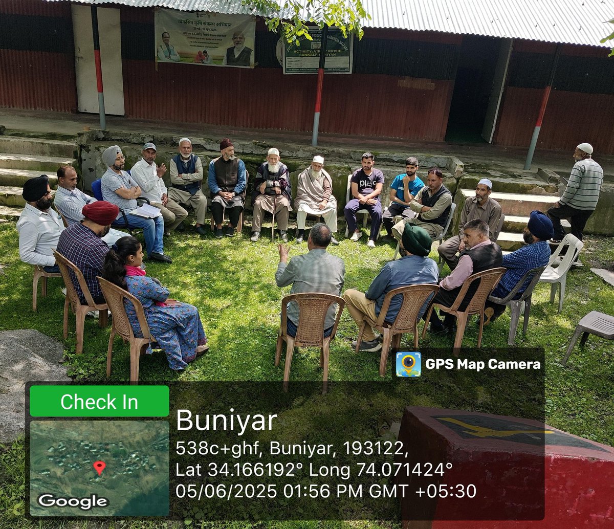 ICAR KVK BARAMULLA (@icarkvkbaramula) on Twitter photo Visit by 3 teams on 8th day of #VKSA2025 field activities at Villages of Uri and Ruhama in Distruct Baramulla
#ViksitKrishiSankalp2025 #ViksitKrishi #ViksitKrishiSankalpAbhiyan #OneICAR #ICAR
<a href="/icarindia/">Indian Council of Agricultural Research.</a>
<a href="/atari1icar/">ICAR-ATARI, Ludhiana</a>
<a href="/IcarMurai/">Ashish Murai ICAR-ATARI, Ludhiana</a>
<a href="/OfficeofSSC/">Office of Shivraj</a>
<a href="/AgriGoI/">Agriculture INDIA</a>
<a href="/PMOIndia/">PMO India</a>
<a href="/ChouhanShivraj/">Shivraj Singh Chouhan</a> Visit by 3 teams on 8th day of #VKSA2025 field activities at Villages of Uri and Ruhama in Distruct Baramulla
#ViksitKrishiSankalp2025 #ViksitKrishi #ViksitKrishiSankalpAbhiyan #OneICAR #ICAR
<a href="/icarindia/">Indian Council of Agricultural Research.</a>
<a href="/atari1icar/">ICAR-ATARI, Ludhiana</a>
<a href="/IcarMurai/">Ashish Murai ICAR-ATARI, Ludhiana</a>
<a href="/OfficeofSSC/">Office of Shivraj</a>
<a href="/AgriGoI/">Agriculture INDIA</a>
<a href="/PMOIndia/">PMO India</a>
<a href="/ChouhanShivraj/">Shivraj Singh Chouhan</a>