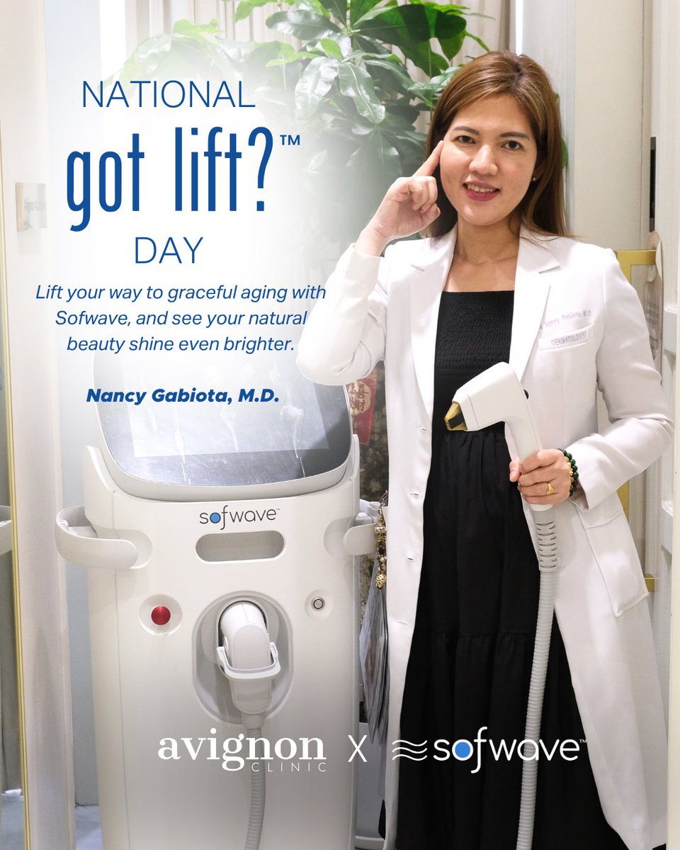 AvignonClinic's tweet photo. With gentle expertise, Dr. Nancy helped Julie Anne San Jose age gracefully — one Sofwave lift at a time.
The most advanced lift you’ll ever love — available now at Avignon.
#GotLift #GotLiftDay2025 #Sofwave #GotLiftWithDrNancy
#AvignonSofwave #ThisTimeItsAvignon https://t.co/sfETHOM6MP