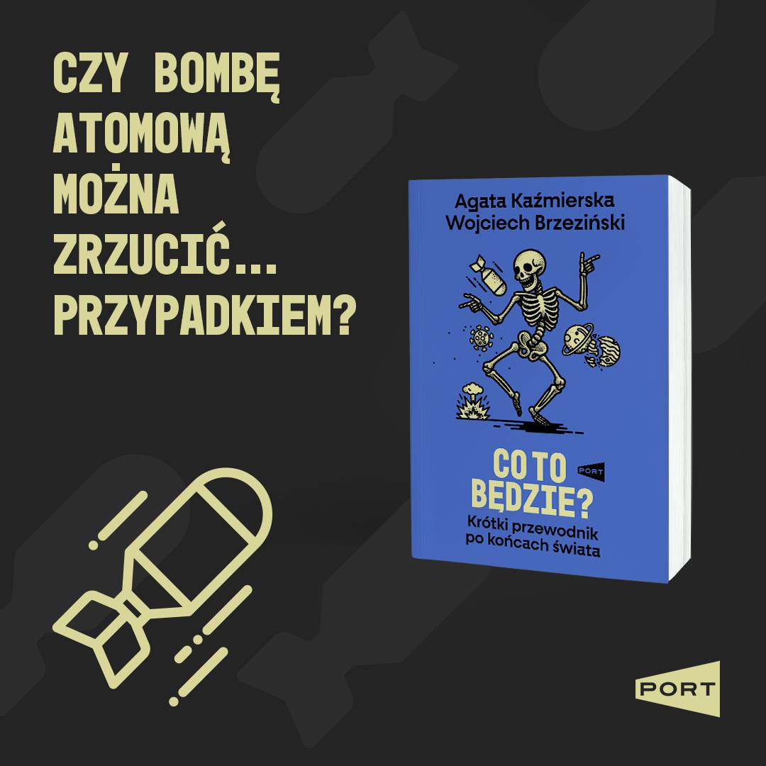 💣Co się dzieje, gdy bomba atomowa zostanie zrzucona przez przypadek? Do czego to doprowadzi?
Przeczytacie o tym w „𝗖𝗼 𝘁𝗼 𝗯ę𝗱𝘇𝗶𝗲?” – książce, w której autorzy z ogromną dawką humoru analizują możliwe scenariusze końca świata.
👉Link do książki: bit.ly/CoToBedzie