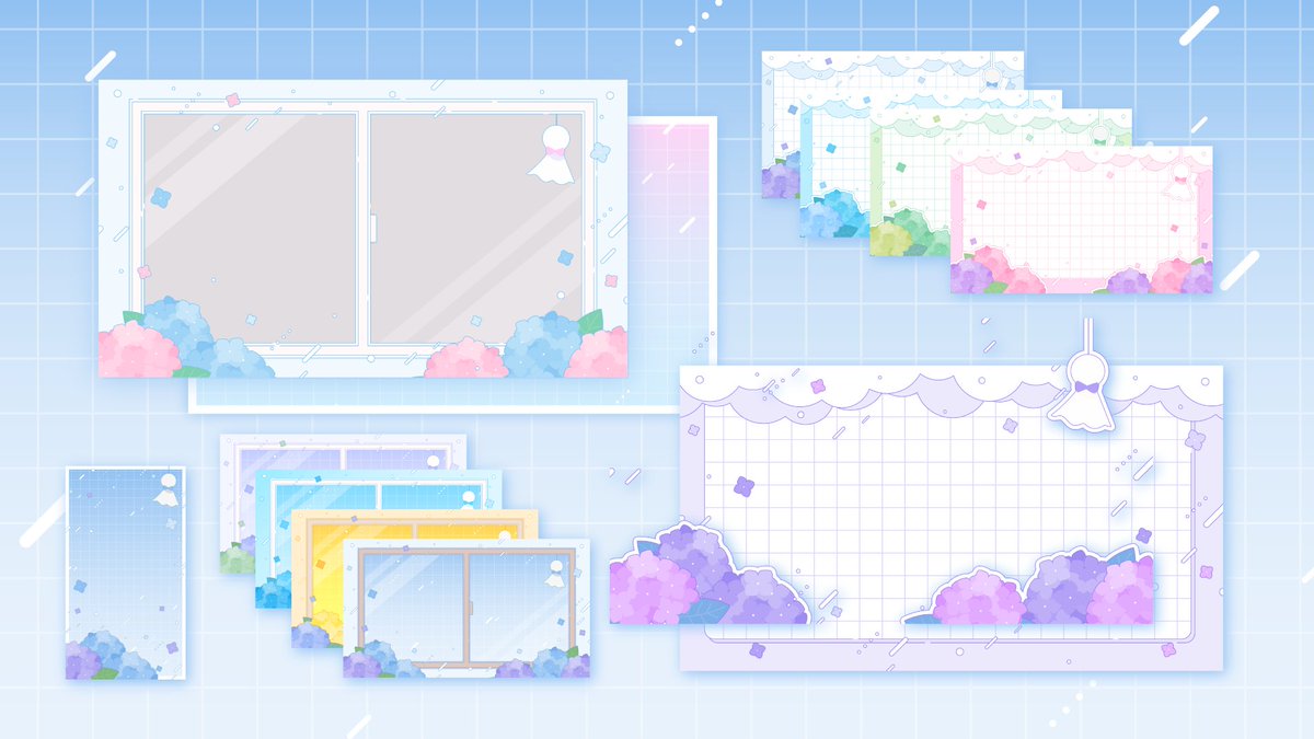 🔔FANBOX更新🔔
6月の限定素材更新しました！
梅雨に使える紫陽花と雨モチーフの素材セットです。
応援100プラン以上からDLいただけます☔️
okumono.fanbox.cc/posts/10008802