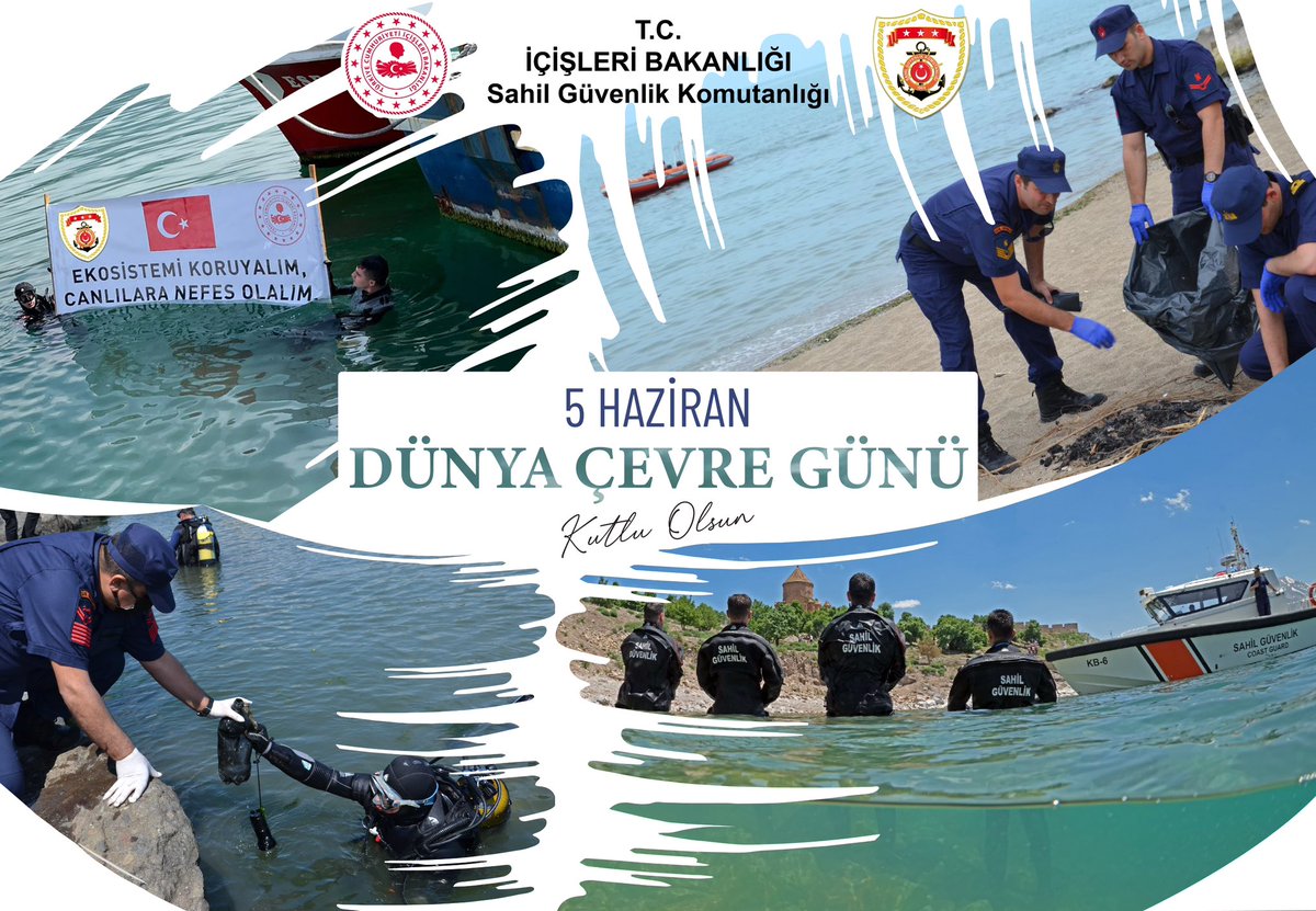 Yarınların parlayan yıldızı çocuklarımıza temiz denizler bırakmak için çalışmalarımızı kararlılıkla sürdürüyoruz.
#dünyaçevregünü
#SahilGüvenlik