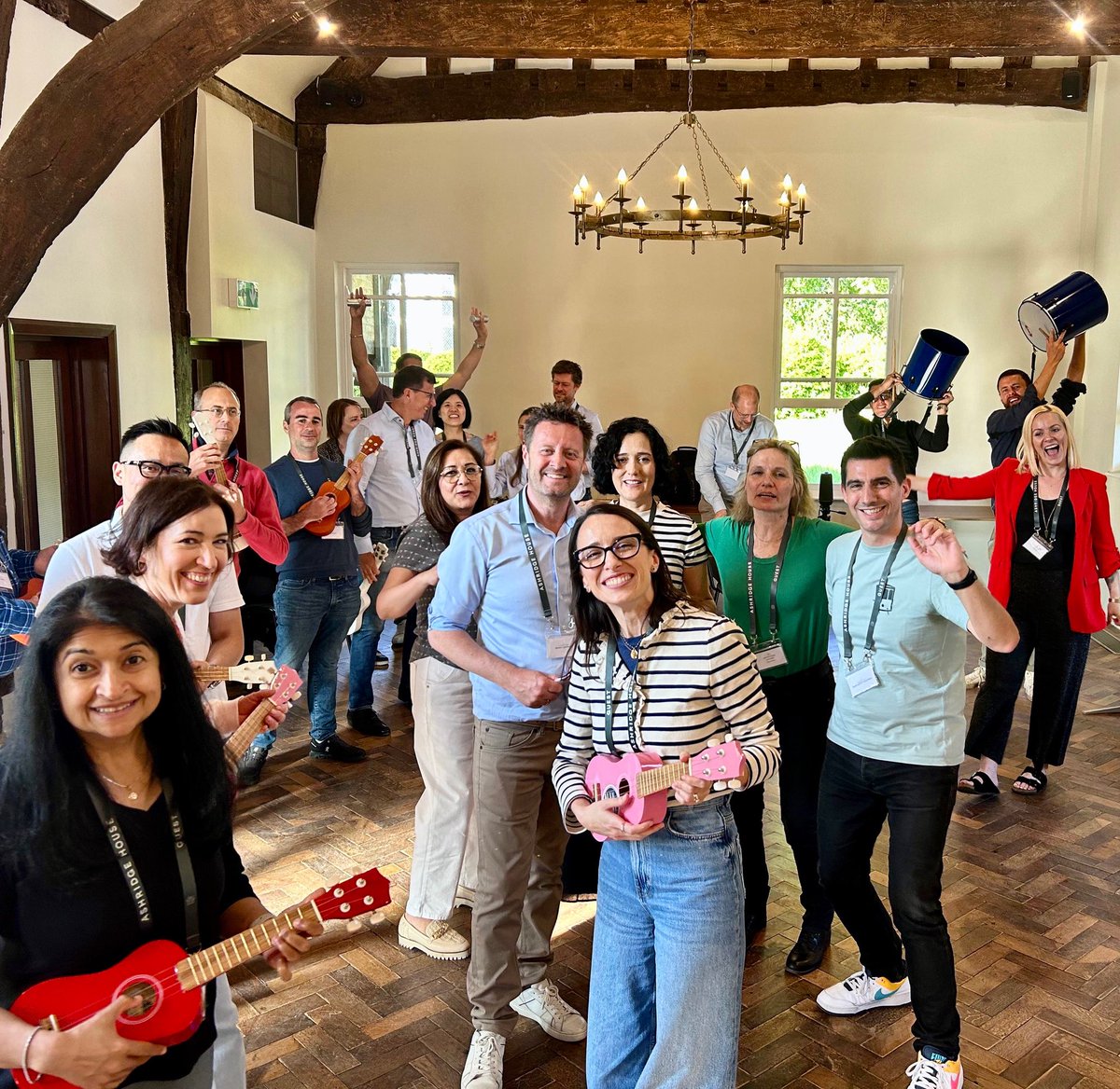 This team transformed Monday evening into a Friday night with their fantastic energy and sound! 

#musicteambuild #learninganddevelopment