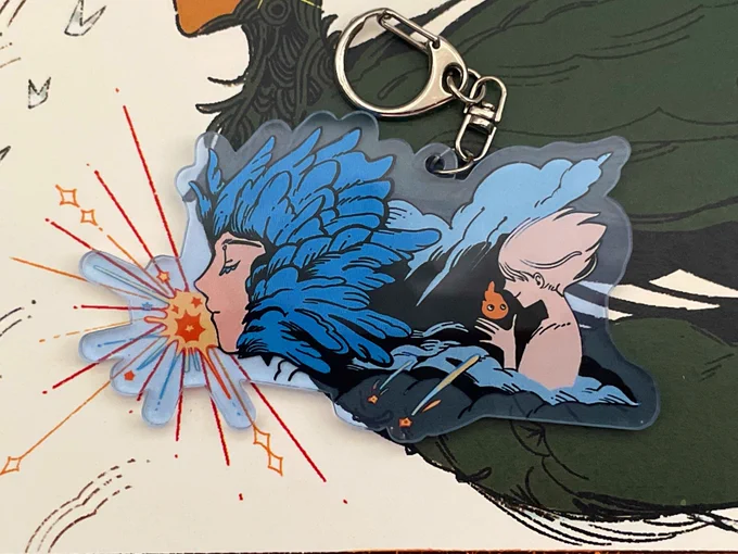 Ponyo and Howl Keychains !