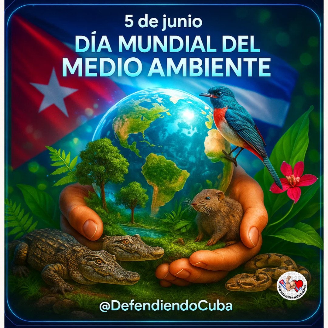 5️⃣ Junio Día del Medio Ambiente seamos conscientes, tenemos una sola casa, dejemos un 🌏 sostenible y sustentable para las nuevas generaciones.

🔴 ⚪ 🔵