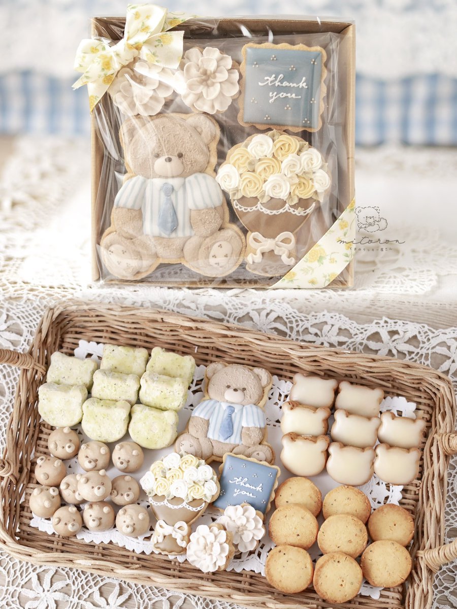 ㅤ
父の日ギフト🍪販売中です👔.*･ﾟ

ピスタチオのブールドネージュ🌿と、
チーズ＆ブラックペッパーのクッキー🧀を
初めてセットに🧸♩
甘いのが苦手なお父さんにも🌼

shop 𓍯 yuimaru-cookie.shop
ㅤ