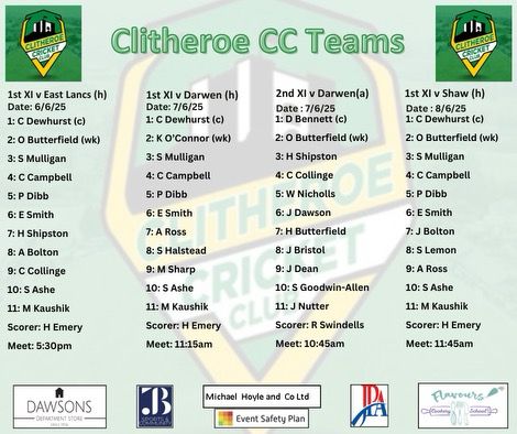 Clitheroe Cricket Club 💚💛 (@clitheroe_cc) on Twitter photo 