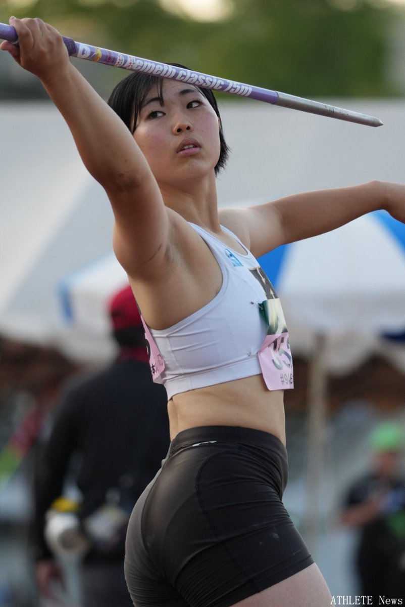 ATHLETE__news's tweet photo. 第94回日本学生陸上競技対校選手権大会
世界陸上まで届け！
女子やり投決勝
優勝　
倉田紗優加（慶應義塾大）57m20
#94日本IC　#青春に駆けろ https://t.co/XUb4EH6yNQ