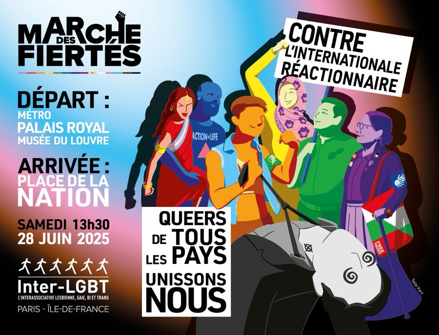 Il paraît que cette affiche serait anti républicaine et qu'elle ne plaît ni à la ministre TERF/SWERF, ni à l'extrême droite. 
Raison de + pour se mobiliser.