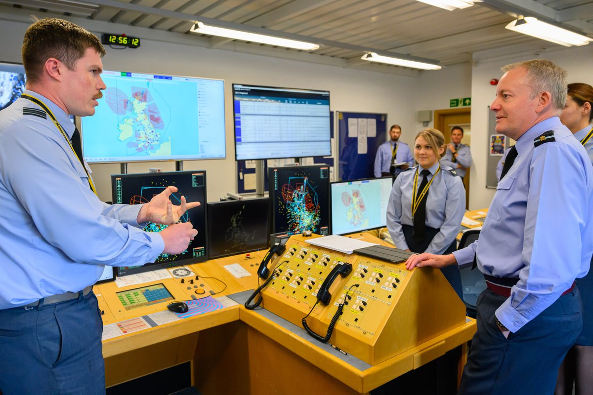 <a href="/ChiefofAirStaff/">ACM Sir Rich Knighton</a> visited 78 Squadron at Swanwick yesterday, witnessing their crucial role in RAF operations. ✈️

Embedded within the London Area Control Centre at <a href="/NATS/">NATS</a>, 78 Squadron is a cornerstone of the Air Command and Control Force, part of RAF Global Enablement.