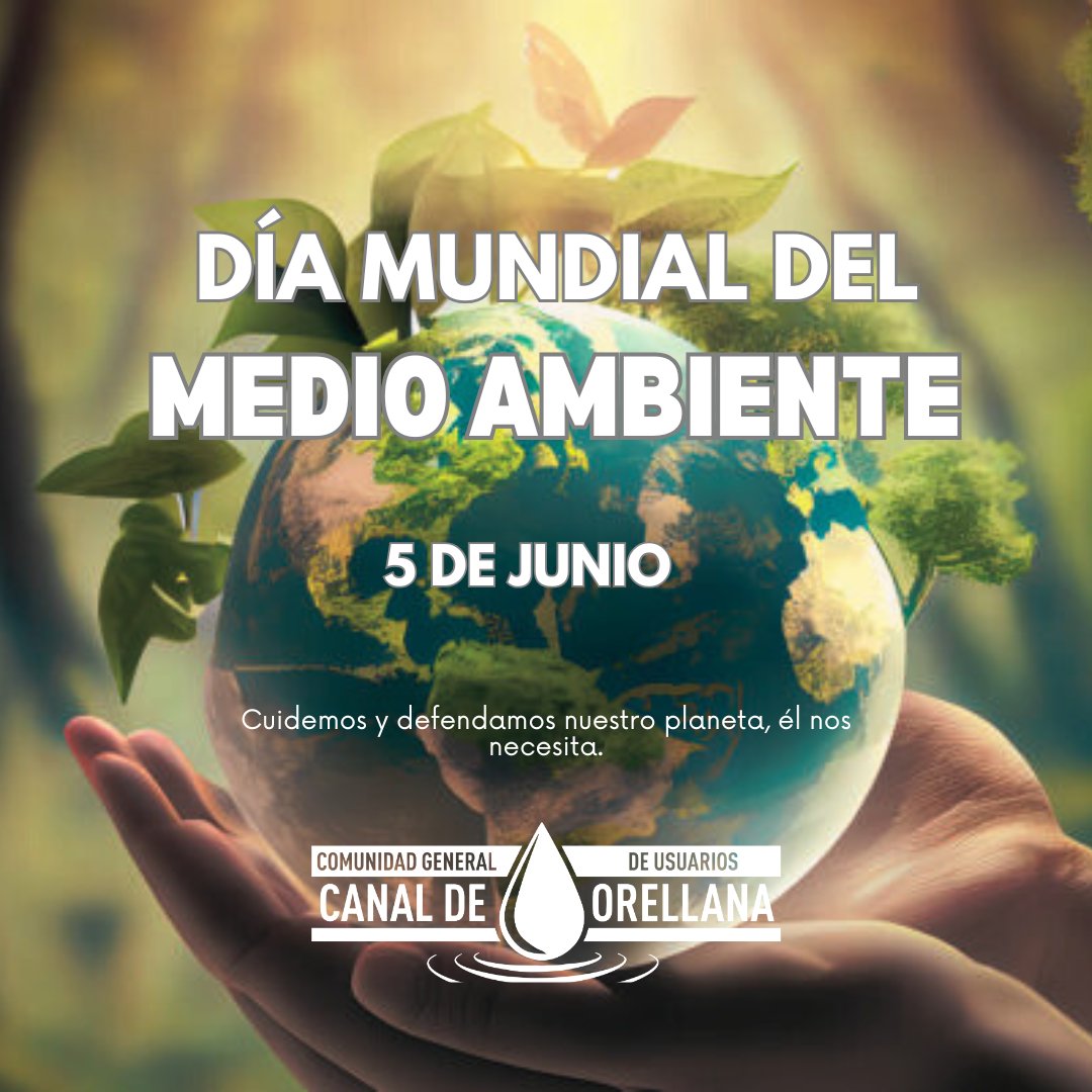 💧🌿 Día Mundial del Medio Ambiente 🌿💧

En la Comunidad General de Usuarios del Canal de Orellana trabajamos cada día con un propósito: hacer del agua un recurso sostenible, justo y bien gestionado.

#MedioAmbiente2025 #CanalDeOrellana #RiegoResponsable #SostenibilidadHídrica