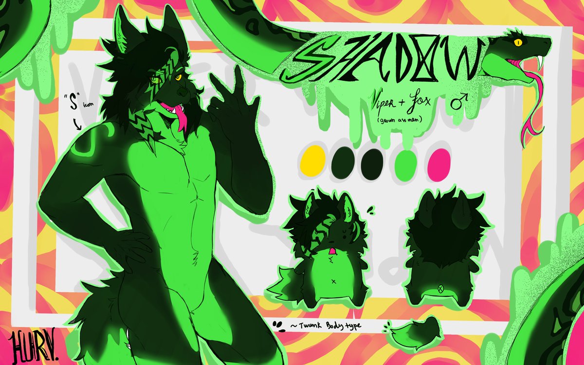 hurvizak's tweet image. Ref Sheet for a friend :}