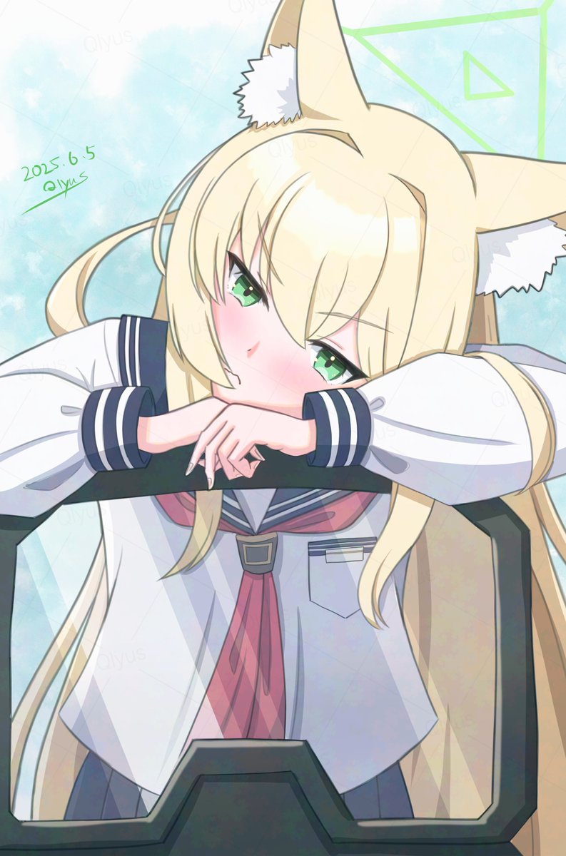 クルミ先輩🦊
#ブルアカ #BlueArchive #クルミ #イラスト