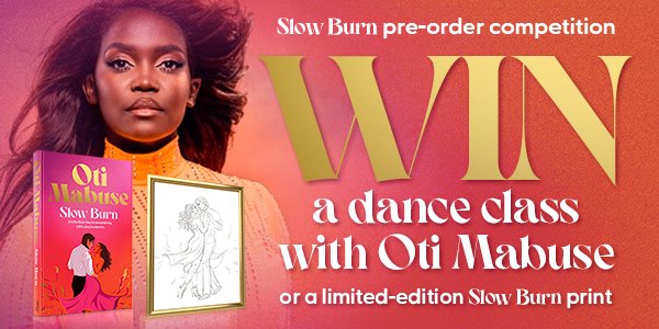 Filled with scenes of sizzling passion and swoon-worthy romance, #SlowBurn brims with heat and heart.

Pre-order your SIGNED copy from <a href="/WHSmith/">WHSmith</a> for £15, then enter the comp to #WIN a dance class with Oti Mabuse herself!

simonandschuster.co.uk/p/slowburnpreo…