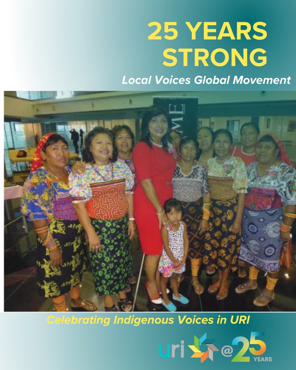 Celebrating 25 years of Indigenous voices in URI! 🎉 
Since the 2004 gathering in Peru, they’ve shaped our future. 
Join the movement: donate, become a member, or join a Cooperation Circle!
 Learn more: uri.org/what-we-do/ind… 
#URI25 #25YearsStrong