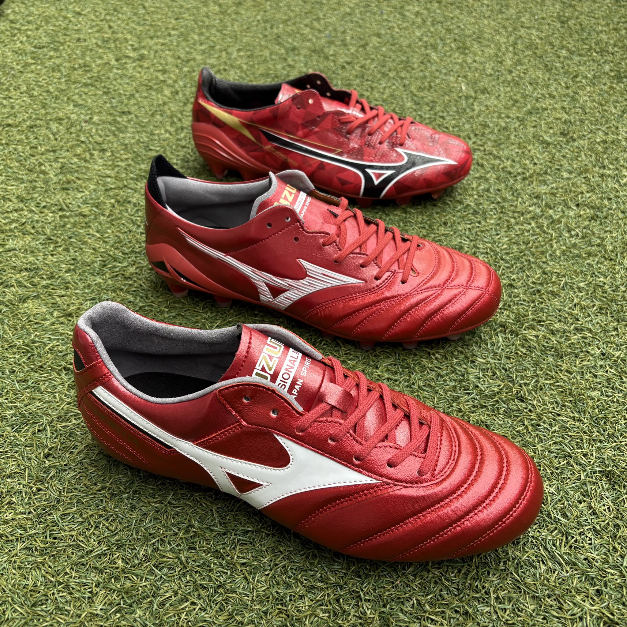 Mizuno モレリア Ⅱ JAPAN Ruby Red 25 モレリア 2