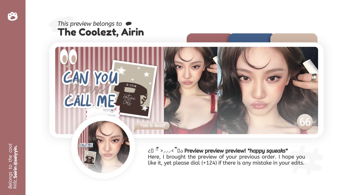 BIGGie thanks to kak Maat (<a href="/impllus/">Maat, slr.</a>) karena sudah berbagi layout cantik iniy😵‍💫. Anw happy late birthday kak Maat, may every new chapter be better, also ur day full with sweet smile &amp;&amp; healthy. Thank you juga kak <a href="/seiyyin/">ᐢ..ᐢ ࣪˖ coolkidz, seirin◞ ݁</a> sudah membuat layout cantik INIYY.
#HappyMAATskerDay