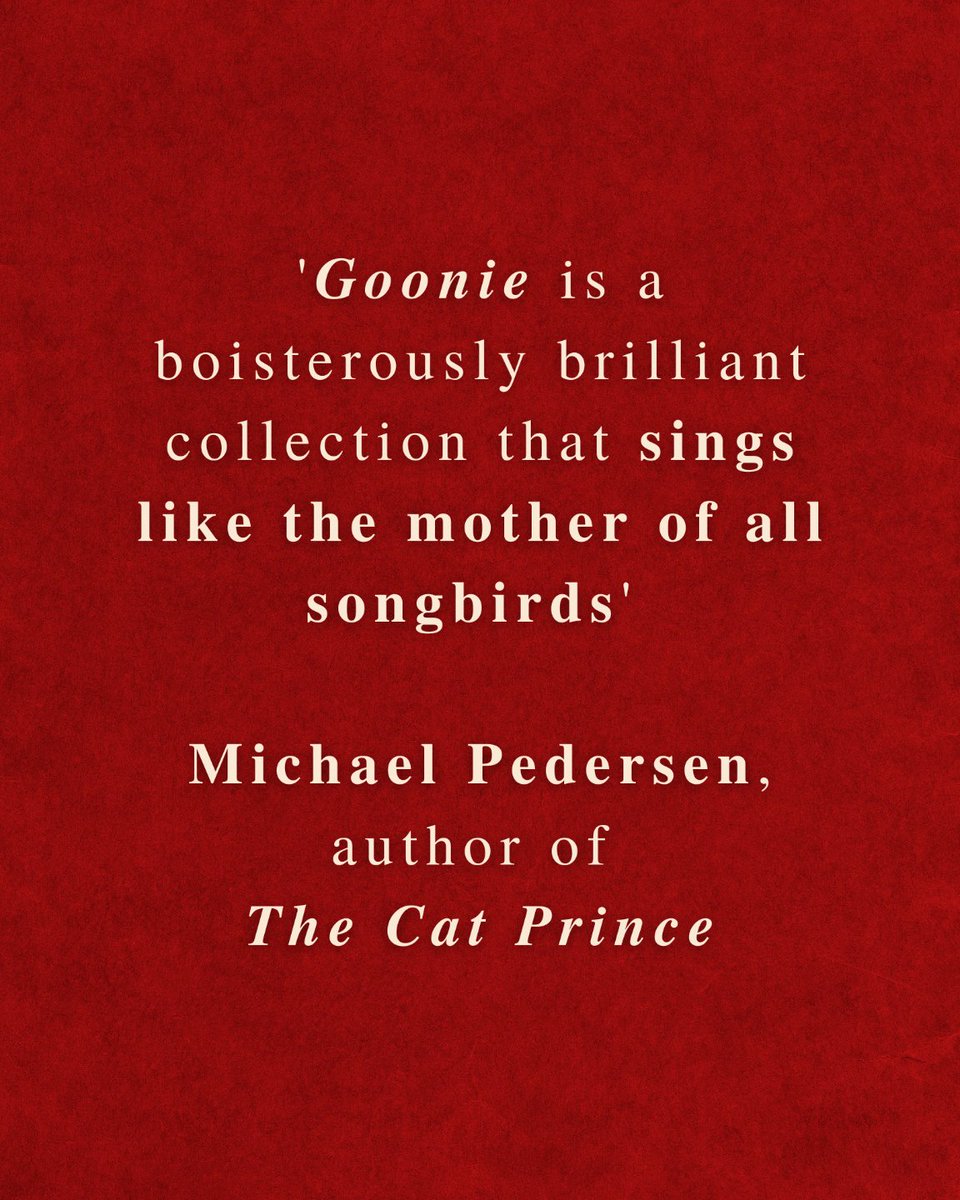 CorsairBooks's tweet image. Happy Publication Day to Goonie by Michael Mullen!
Ultimately, Goonie addresses the ties that bind: it is a testament to how love — of ourselves, our heritage, our landscape, each other — transforms everything.