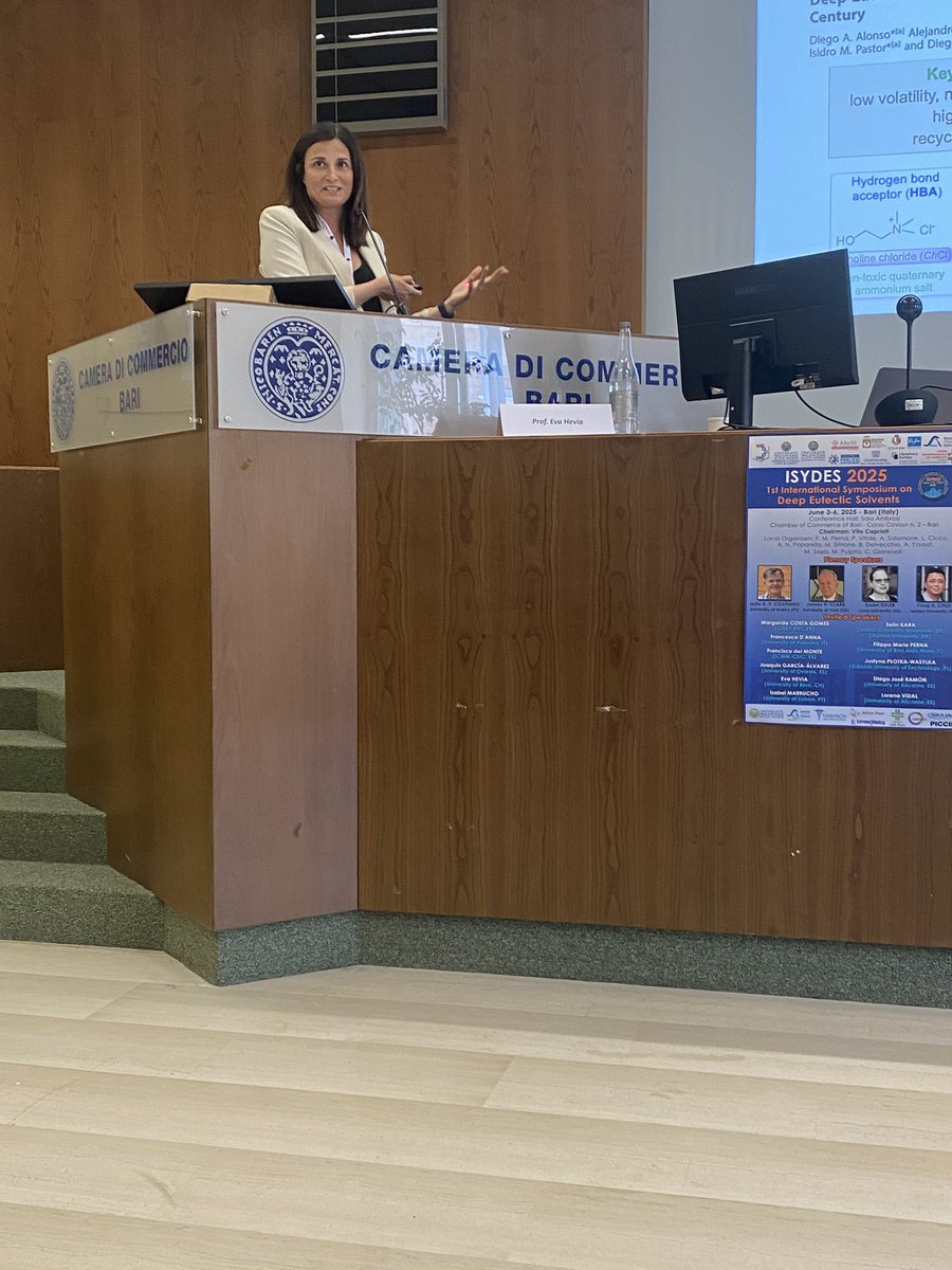 Vito Capriati (@capriati_v) on Twitter photo <a href="/EvaHeviaGroup/">Prof Hevia 🇺🇦</a> unveils groundbreaking applications of DES in polar organometallic chemistry! A true step forward in #ChemistryInnovation! Congratulations! #ISYDES <a href="/EvaHeviaGroup/">Prof Hevia 🇺🇦</a> unveils groundbreaking applications of DES in polar organometallic chemistry! A true step forward in #ChemistryInnovation! Congratulations! #ISYDES
