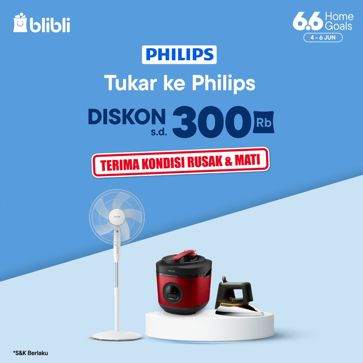 Ada yang mau 100 ribu?! ✨𝑵𝑲𝑲𝑪𝑯𝑰 📷
yuk, Nanti Kita Kasih Cepek Hari Ini! 

• Quote Tweet dengan 1 elektronik rusak di rumah kamu!
• FOLLOW <a href="/bliblidotcom/">Blibli</a>
+ RT LIKE tweet ini 
• Pemenang acak  

Cek link ini utk dapetin promonya📷 
blibli.onelink.me/aFLN/philips