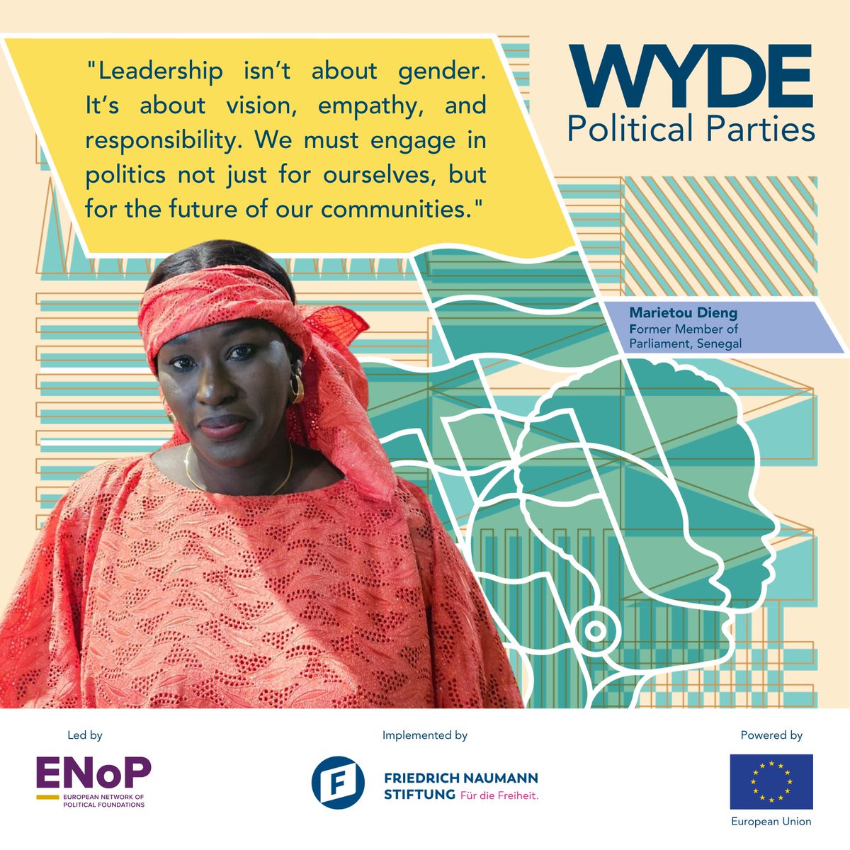EU_ENoP's tweet image. 🌍 From Brussels to West Africa, their voices resonated. Marietou Dieng & Laure Donwahi showed what inclusive, courageous leadership looks like.
🔗 enop.eu/wyde
#WYDEPoliticalParties #WYDECommunity #WomenInPolitics #ENoP