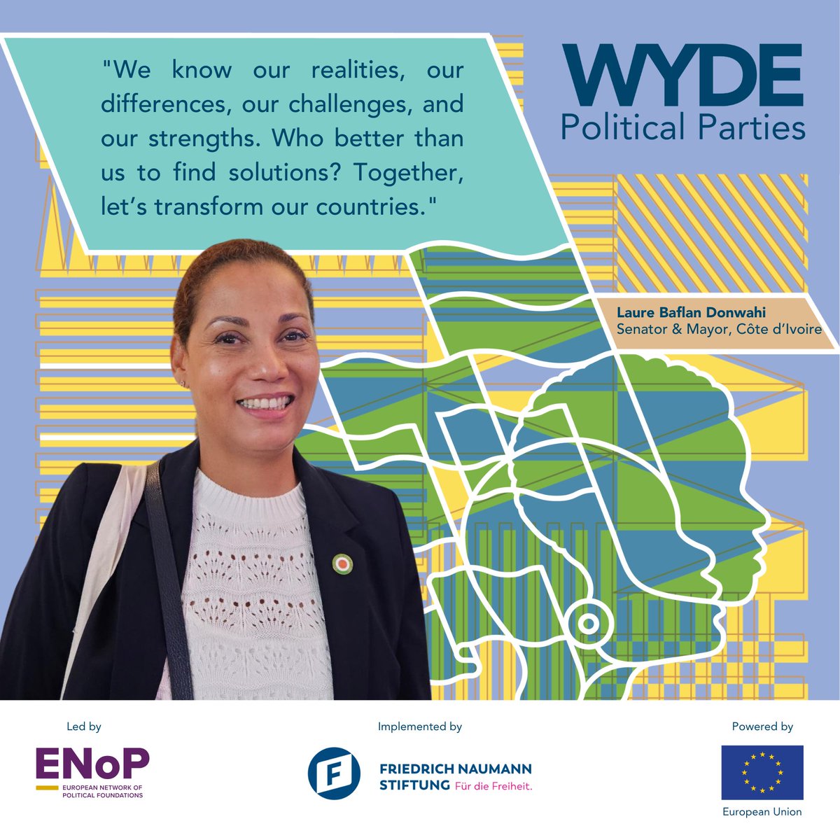EU_ENoP's tweet image. 🌍 From Brussels to West Africa, their voices resonated. Marietou Dieng & Laure Donwahi showed what inclusive, courageous leadership looks like.
🔗 enop.eu/wyde
#WYDEPoliticalParties #WYDECommunity #WomenInPolitics #ENoP