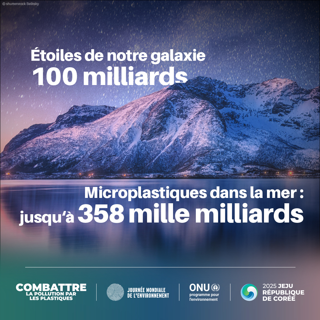 Nations Unies (ONU) (@onu_fr) on Twitter photo La pollution plastique est une menace pour l’environnement & notre santé, mais il n’est jamais trop tard pour agir.
Ensemble, trouvons des solutions en faveur des peuples & de la planète. Apprenez-en plus avec l'<a href="/UNEP/">UN Environment Programme</a>. worldenvironmentday.global/fr
#JournéeMondialeDeLEnvironnement La pollution plastique est une menace pour l’environnement & notre santé, mais il n’est jamais trop tard pour agir.
Ensemble, trouvons des solutions en faveur des peuples & de la planète. Apprenez-en plus avec l'<a href="/UNEP/">UN Environment Programme</a>. worldenvironmentday.global/fr
#JournéeMondialeDeLEnvironnement
