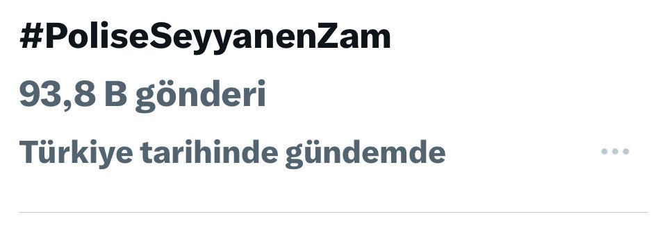 #PoliseSeyyanenZam Bu ses yıllarca görmezden gelinen, Gezi de, Hendeklerde, Barikatlarda, Hain darbe girişiminde, terörün her türlüsüyle, mafyasıyla, itiyle, kopuğuyla yıllarca canıpahasına mücadele edenlerin sesidir.

Sağır sultan duydu, yetki ve makam sahipleri duymadı.