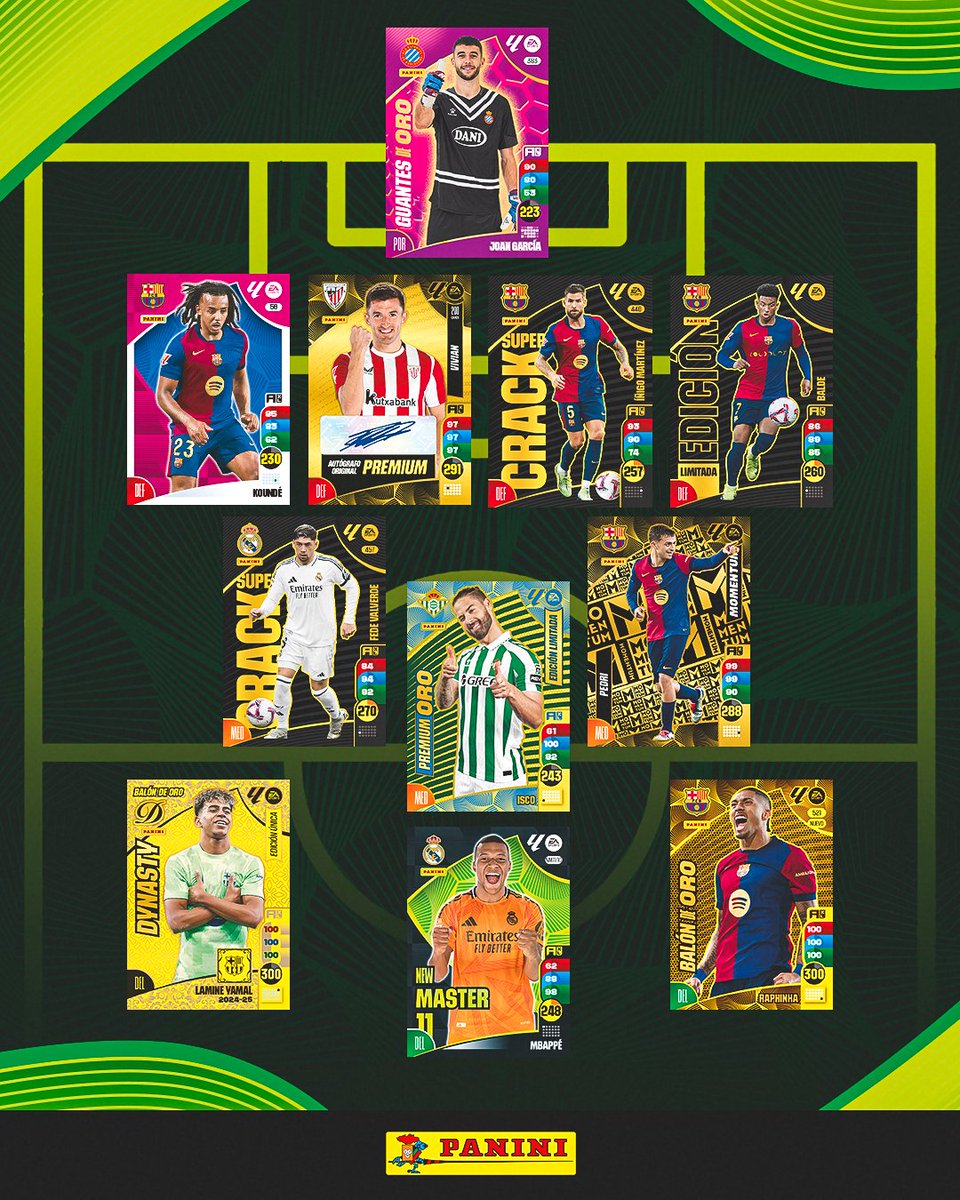 🤩 El once ideal de <a href="/LaLiga/">LALIGA</a> 2024-25 que votasteis en las stories de nuestro perfil de Instagram