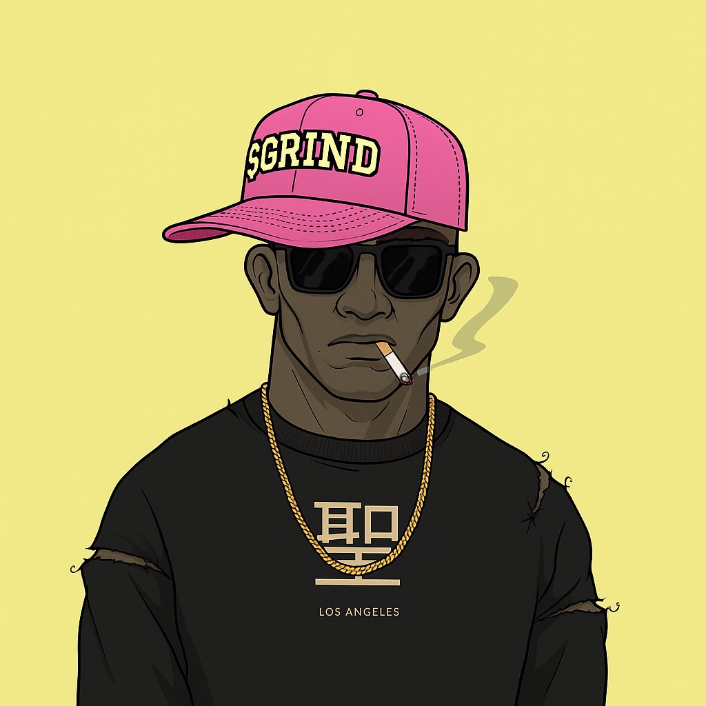 You better $GRIND or kindly #FCKOFF

<a href="/saintsoflaNFT/">SAINTS of L.A.</a>