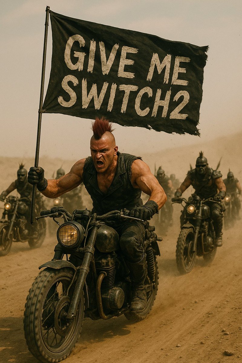 なんや聞いた噂によると

無法者たちが高出力のバイクに跨って
『Switch2狩り』つって
火炎放射したり🔥トゲのついた甲羅🐢を投げたりしているらしいですわ😭

当選者の方は気を付けてもろて、
あ、もしアレやったら私いっぺんそのSwitch2預かりましょか？？？危ないし