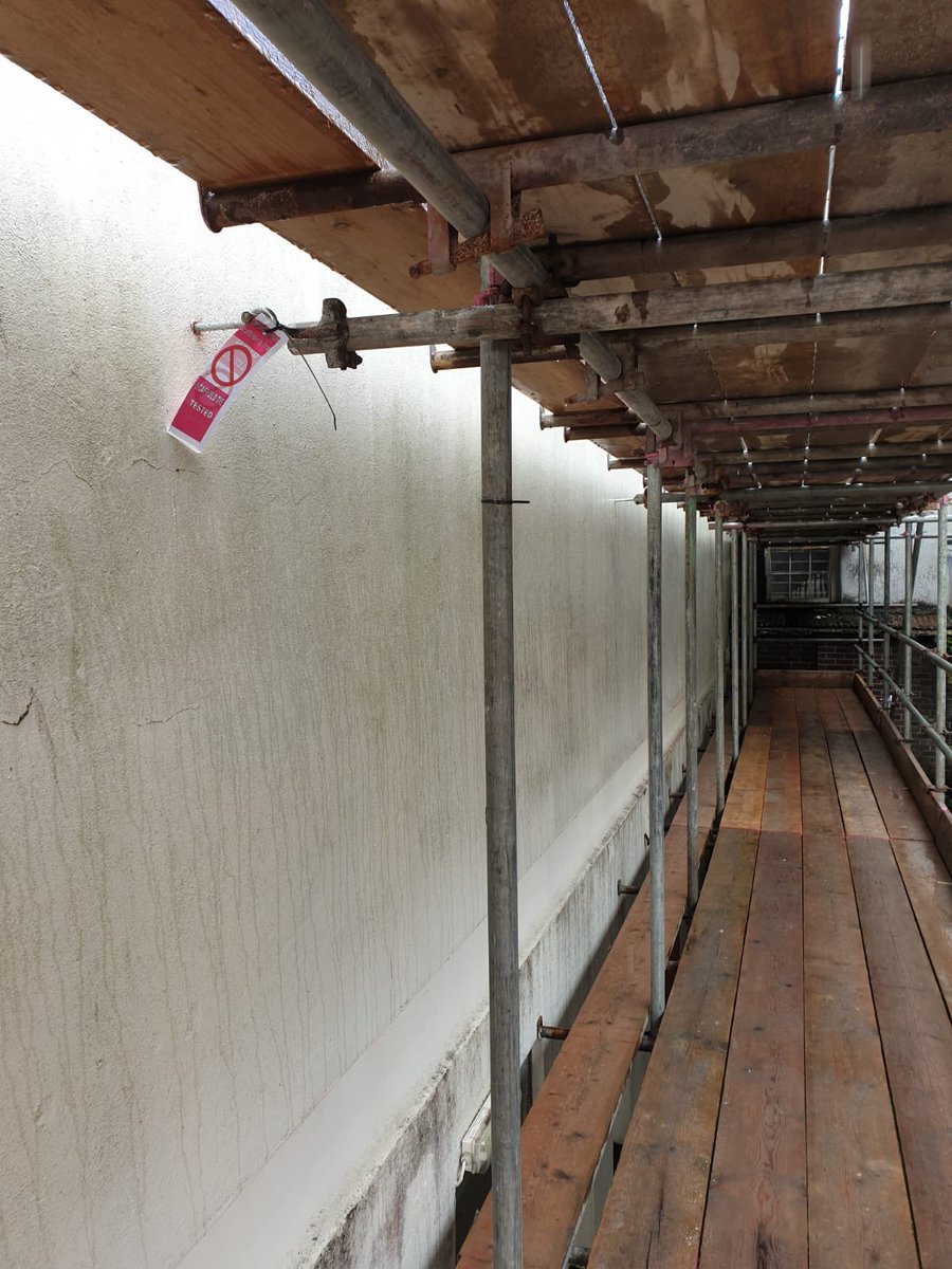Some tidy scaffolding for Painting &amp; Decorating 👨‍🎨
— clean lines, solid access, and a tidy tie test to keep it all secure. Built right, from the ground up.

sedgeman.co.uk for more