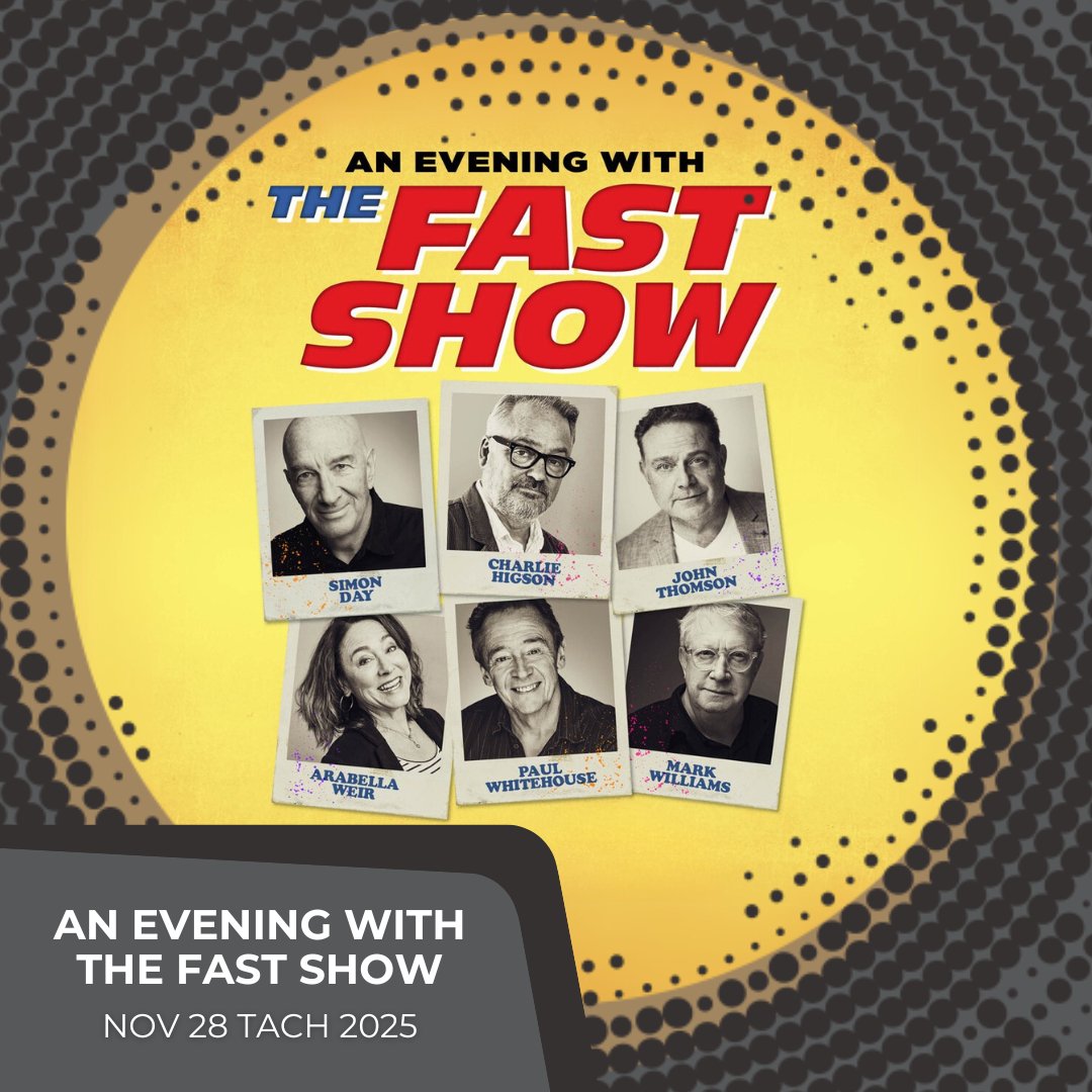 🚨 ON SALE NOW 🚨

Tickets for the additional show of An Evening with The Fast Show are on sale now!

🗓️ Fri 28 Nov 2025
🎫 atgtix.co/3Ze06IZ
📞 Access booking line: 01792 804770