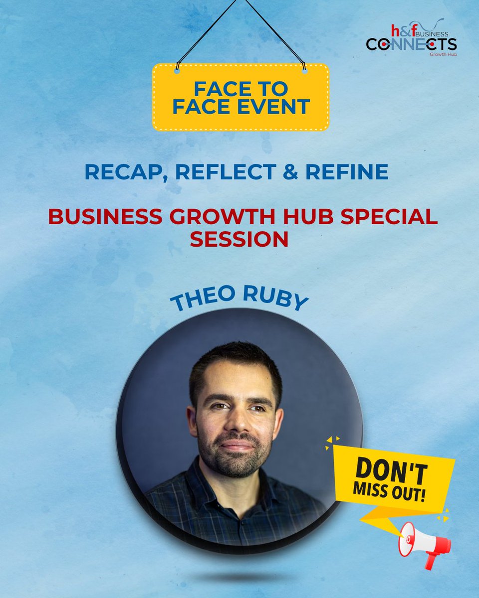 BizConnectsHF's tweet image. 🗓️ 17 June
📍 245 Hammersmith Road, W6 8PW

Join Theo Ruby for an in-person interactive event designed to help you apply everything you’ve learned from this year’s workshops!

🎟️ eventbrite.co.uk/e/recap-reflec…

#LocalBusinessSupport #LondonBusinessCommunity #InteractiveWorkshop